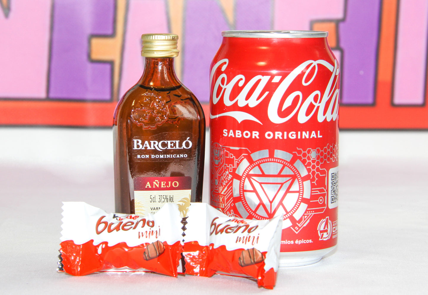 CAJA REFRESCO Y MINI ALCOHOL