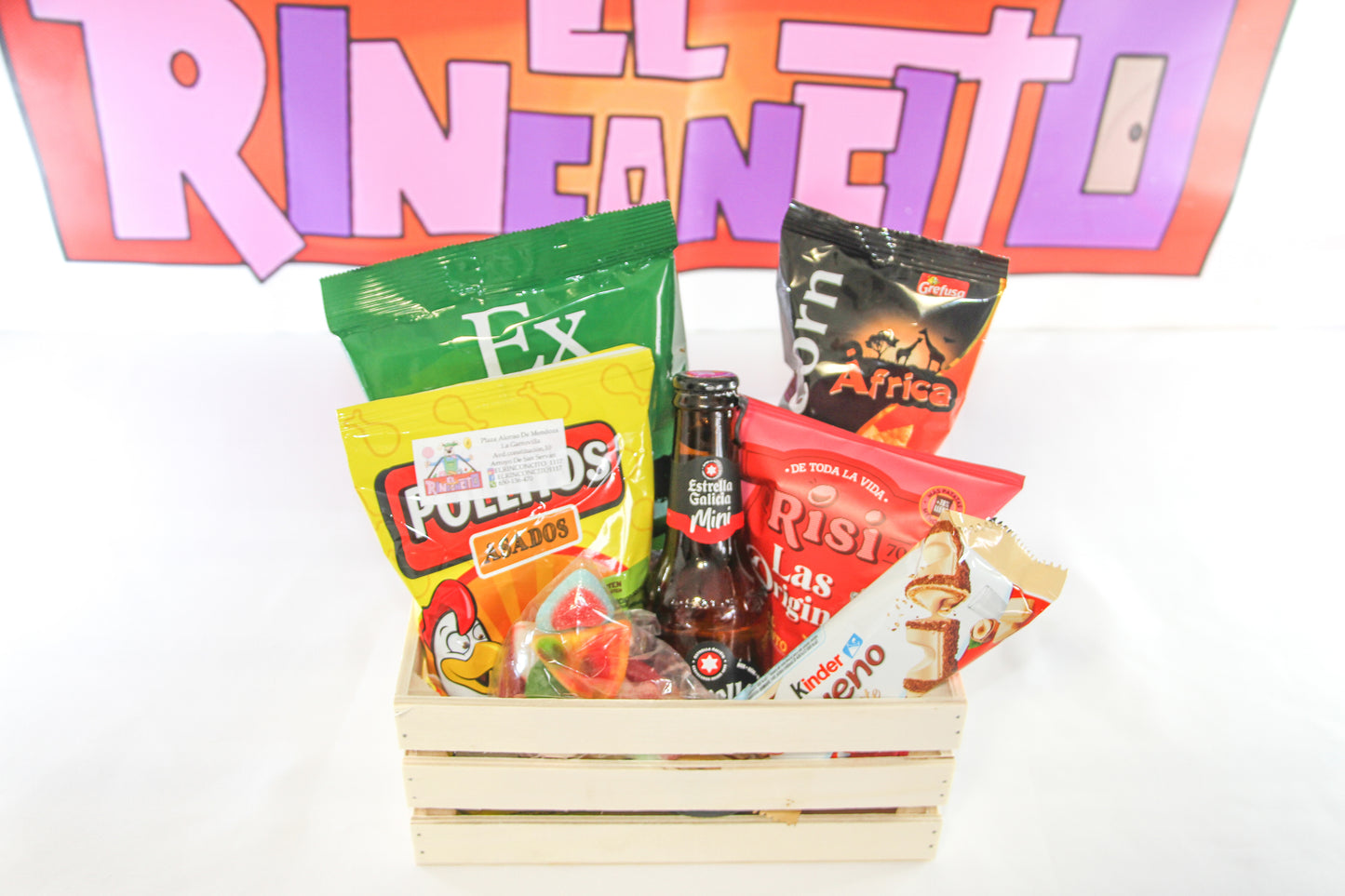 CAJA PEQUEÑA SNAKS Y CHOCOLATINAS