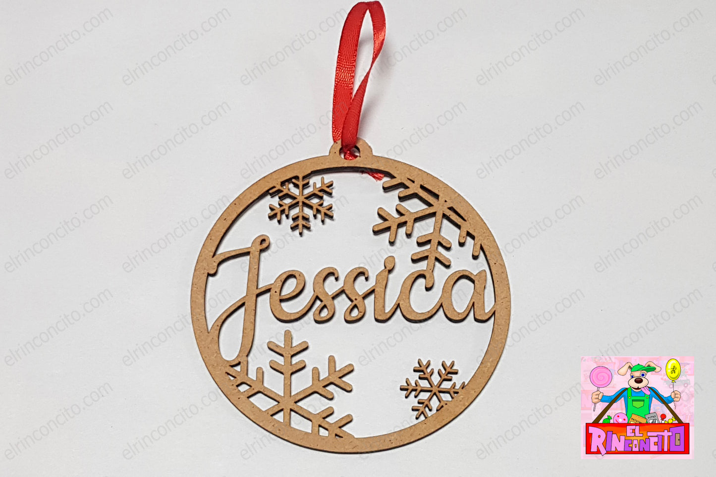 BOLA NAVIDAD MADERA