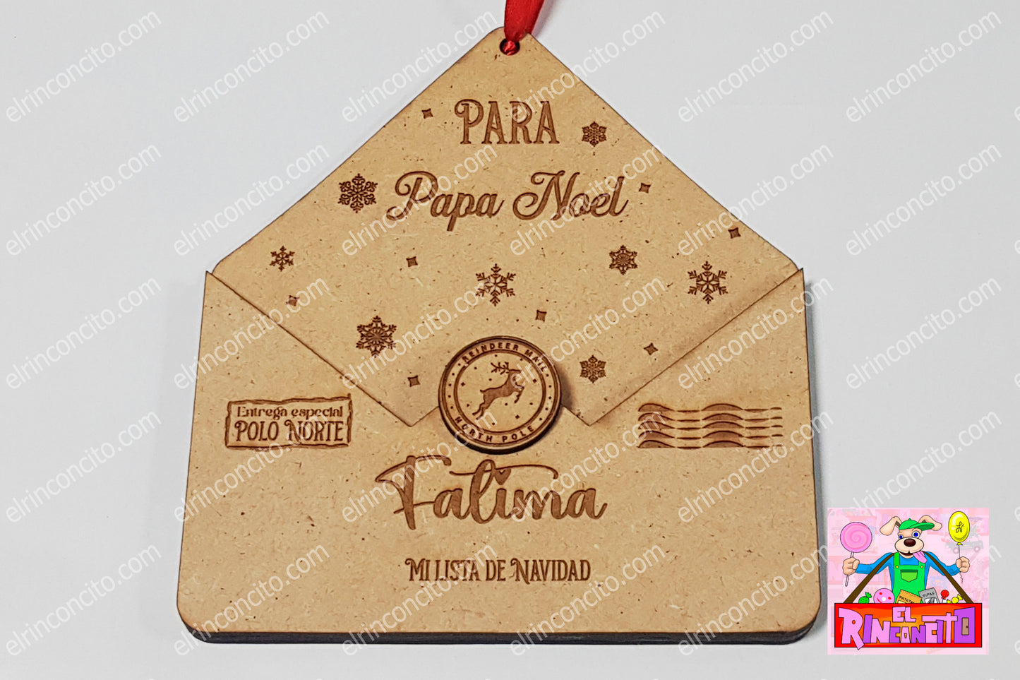 SOBRE PAPÁ NOEL PERSONALIZADO