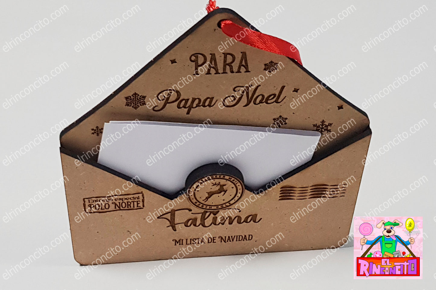 SOBRE PAPÁ NOEL PERSONALIZADO